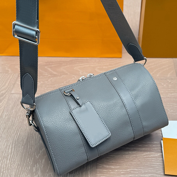 

Retro bowling bag fashionable commuting bag classic monogram bag luxury designer bag unisplendour single-shoulder bag high-end handbag practical crossbody bag, Brown
