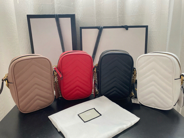 

Luxury Designer Fanny Pack New Fashion Female Bumbag Crossbody Waist Bag Wave Stitching Single Chain Ladies Belts Handbag, Red