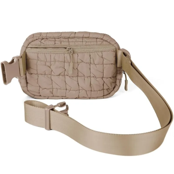 

Designer-style fashion mini fanny packs, women's high-end high-waist fanny pack-style clutches/shoulder bags, men's leather crossbody pochette bags, Grey
