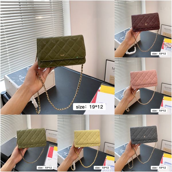 

Designer Bag High-Quality Leather Cosmetic Bag Fashionable Women's Shoulder Bag Crossbody Chain Bag Diamond Pattern Square Bag, Bag 7