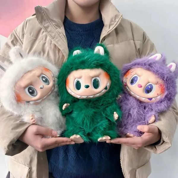 In Stock New 38cm The Monster Labubu Series Zimomo Big Angel Creative Vinyl Pendant Model Replica Toys Birthday Gifts#y145