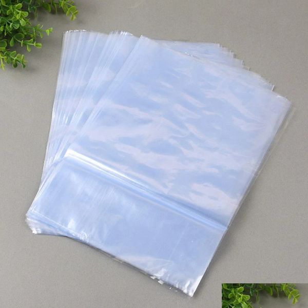 

wholesale Packaging Bags Wholesale 1000Pcs Pvc Clear Plastic Pack Pouches Heat Shrink Wrap Film Bag Household Shrinkable Cosmetic Commodity St Otwtl, Nude