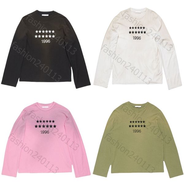 

long sleeve shirt men shirts for men designer t shirt women tshirt letter printed tshirts spring summer cotton high street breathable sweatshirt tops mens clothing, Long sleeve4