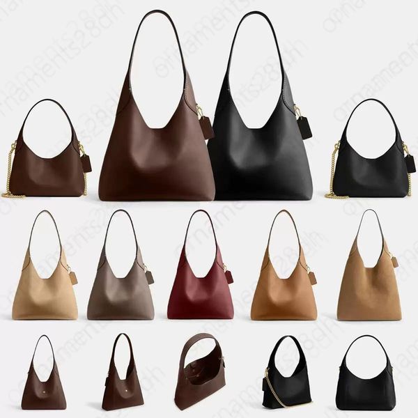 

Brooklyn bag 28 Designer Handbag YN Single Shoulder bag designer tote bag Classic Style high Quality Underarm bag 39cm large capacity minimalist style bucket bag, A4#28cm