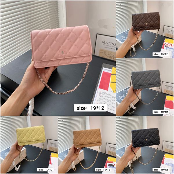 

Women's Shoulder Bag High-End Chain Square Bag Classic Diamond Pattern Crossbody Bag Black And White Cosmetic Bag, Color 18