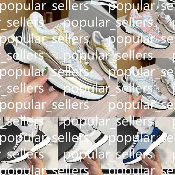 

Designer Casual Shoes Luxury Sneakers Womens Black White Channelsss Out Of Office Famous Reflective Lace Up Trainers Silver Mesh Calfskin Nylon Schuhe, Blue