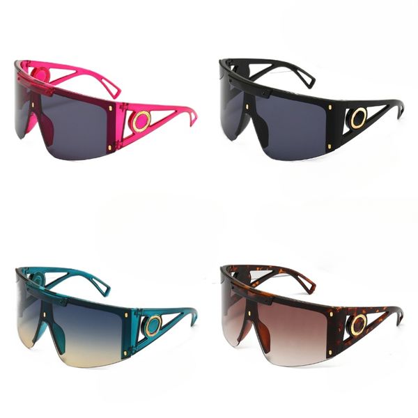 

Designer style sunglasses - trendy and fashionable Semi-rimmed high-quality and luxurious sunglasses in ultra-modern style Cyberpunk style Cool brand Designer model