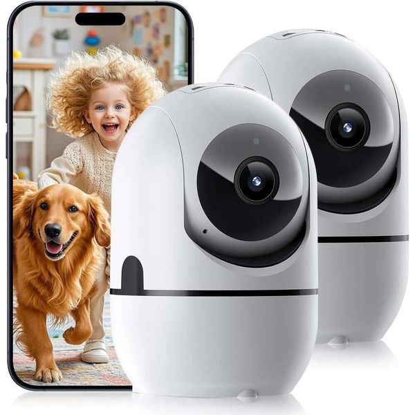 

GBIUT Camera, 5G&2.4G WiFi Security Cameras Indoor for Home Security, Pan/Tilt Baby Monitor/Dog/Pet Camera with Phone App Motion Sensor & Night Vision.
