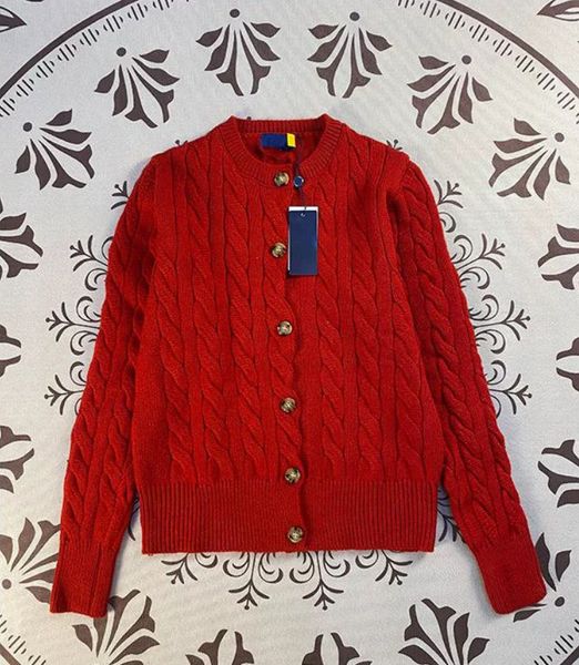 

Designer sweater love&heart A embroidery woman lover cardigan knit round neck high collar womens fashion letter white black long sleeve clothing pullover shirt, Red