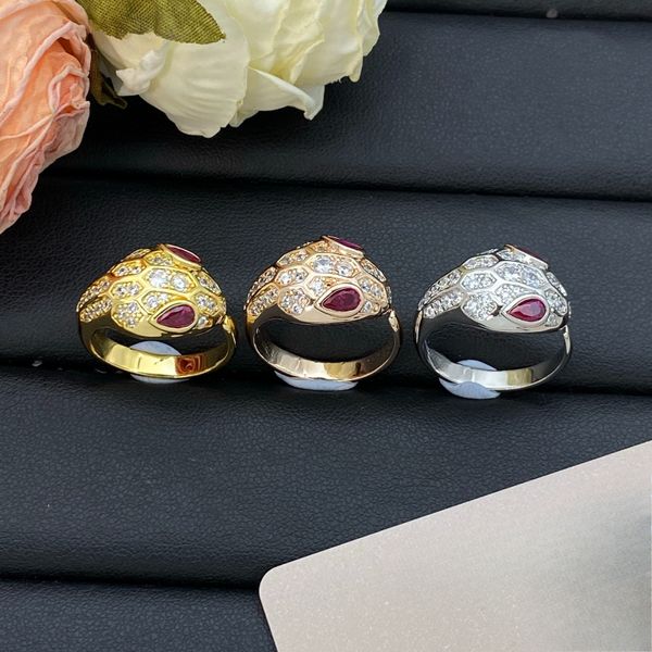 

Snake-shaped Luxurious Ring Designer Vintage Elegant Ring High-quality Heavy-duty Ring Birthday Gift Variety of Options Open-ended size-adjustable ring