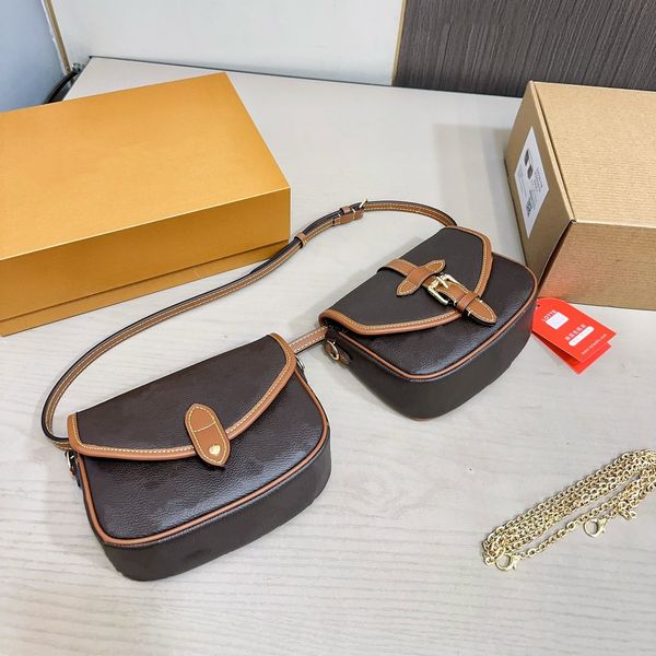 

10A Top Quality Newest style Bumbag Cross Body Designer Bag Luxury Waist Bags Temperament Fanny Pack Bum Waist pocket Double-Pinyin Package, Brown