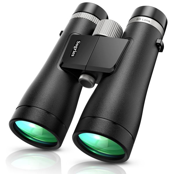 12x50 HD Professional ED Binoculars with High-Power BAK4 Prisms Waterproof u0026 Slip Resistant Z260718