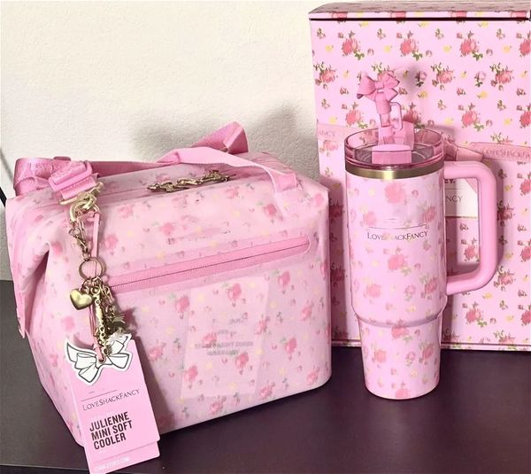US Warehouse Lunch Bag Box All Day Julienne Mini Soft 10-Can Cooler 40oz Tumblers Water Bottle Cups Ibiza Sunset 09