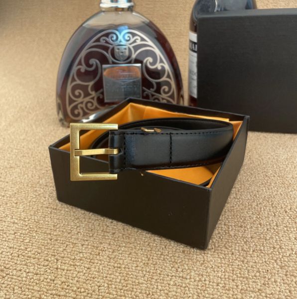 

Luxury Designer Belts for Womens And Mens Genuine Leather Cowhide Width 3 CM Bronze Buckle Silver Waistband Cintura