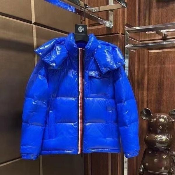 

high quality winter puffer jacket men mens puffer jacket light luxury winter down jacket designer thickened outdoor warm zipper down jacket S-5XL, White