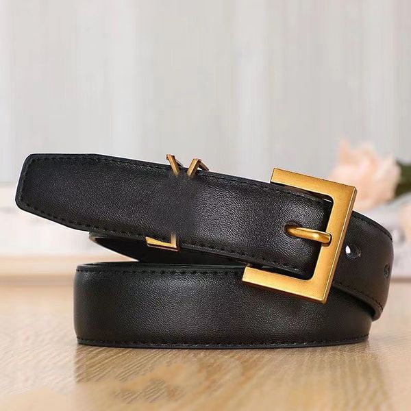 

Y S L BeltsY SL Belts YS L designer Belts Fashion Brand Men Designer Belts Women Mens Casual Letter Smooth Buckle Luxury Cowhide Leather gifts Belt width 25 30, Black