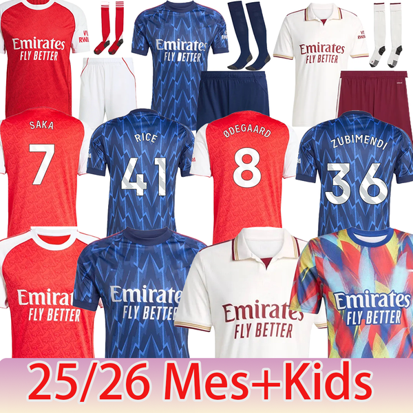 

25  SAKA Soccer Jerseys ODEGAARD RICE HAVERTZ NWANERI MARTINELLI Calafiori NKETIAH SALIBA TROSSARD JESUS Football Shirt Kids Child Training Kit uniform shirts 01, Army green