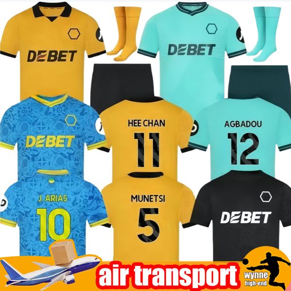 25/26 WoLvErHaMpToNes WoLvEs 70th soccer jerseys CUNHA STRAND LARSEN GUEDES MUNETSI SARABIA BELLEGARDE DOYLE ANDRE HEE CHAN DAWSON men kids Kits football