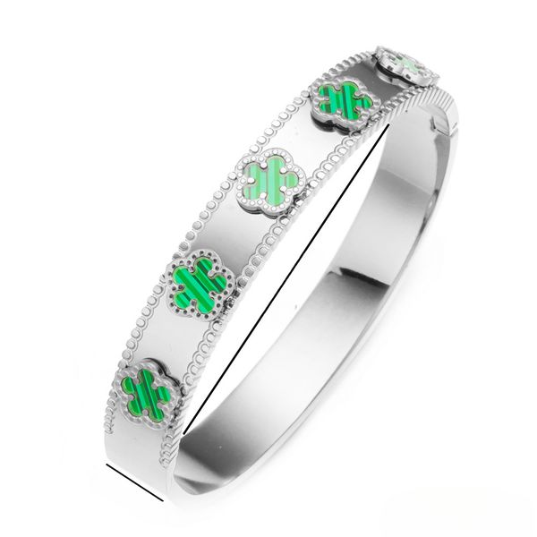 

Plated Gold Bracelet Women Diamond Bangle Luxury Bracelet Flower Charm Cuff Jewelry Bracelet Copper Party Gift