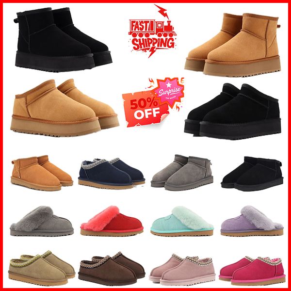 

Free shipping TazzSlippers tasman Designer Platform Boots Women tazz tasman thigh boot Men slipper slides ultra womens mens boot slippers shoes winter booties, Blue