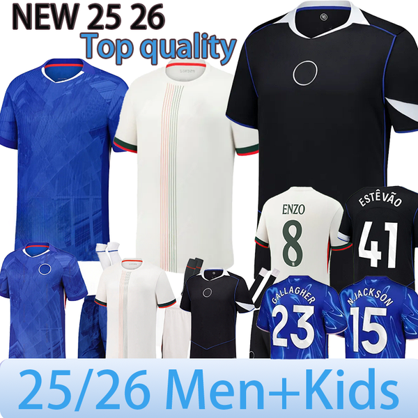 

chelase jersey ENZO CFC NKUNKU NETO PALMER 120th Anniversary soccer jersey 25 26 ESTEVAO GITTENS pedro DELAP HATO MUDRYK 2025 2026 football shirts top adult kids 111, White