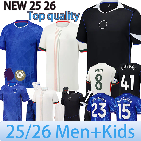 

chelase jersey ENZO CFC NKUNKU NETO PALMER 120th Anniversary soccer jersey 25 26 ESTEVAO GITTENS pedro DELAP HATO MUDRYK 2025 2026 football shirts top adult kids 123, Away25 kit+ucl