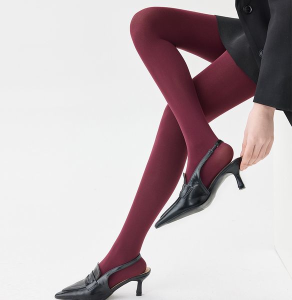 

Women's Tights Slim Stockings Pantyhose Super Elastic Large Size Leggings Red Women's Sexy Tights Spring Autumn Winter Stockings, W2 40d