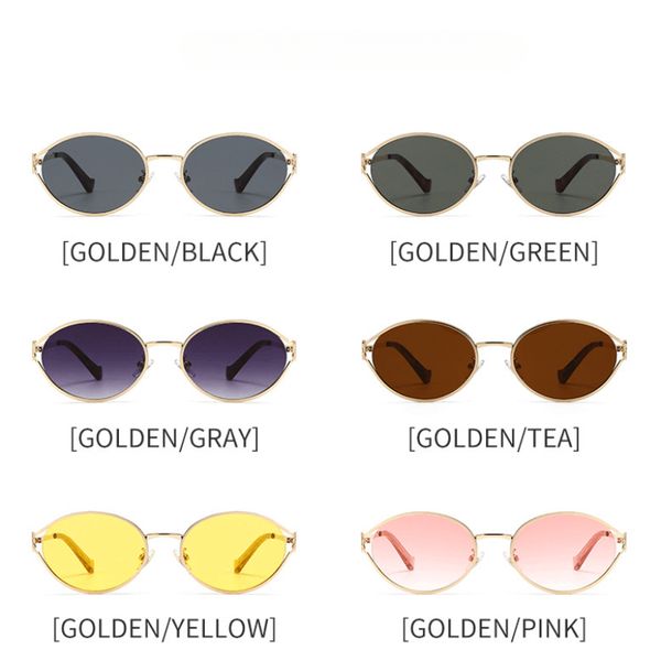 

Polarized Sunglasses Designer Womens Sunglasses Uv Sunglasses Metal Legs Outdoor Shades Small Frame Oval Retro Euro American Trend Glasses