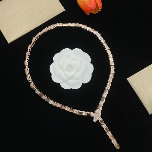 

Designer Collection Style Dinner Party Choker Neckhole Necklace Settings Diamond Mother of Pearl Plated Gold Color Snake Serpent Snakelike Jewelry