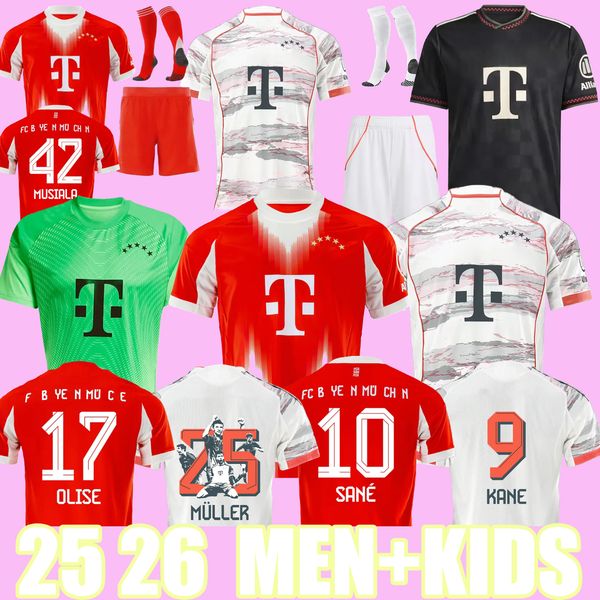 

2024 2025 2026 KANE soccer jerseys GRAVENBERCH SANE DE LIGT MULLER DAVIES KIMMICH long sleeve football shirts Men Kids kit COMAN 25 26 bAYErnS MuNICh uniform 999, 125th anniversary player