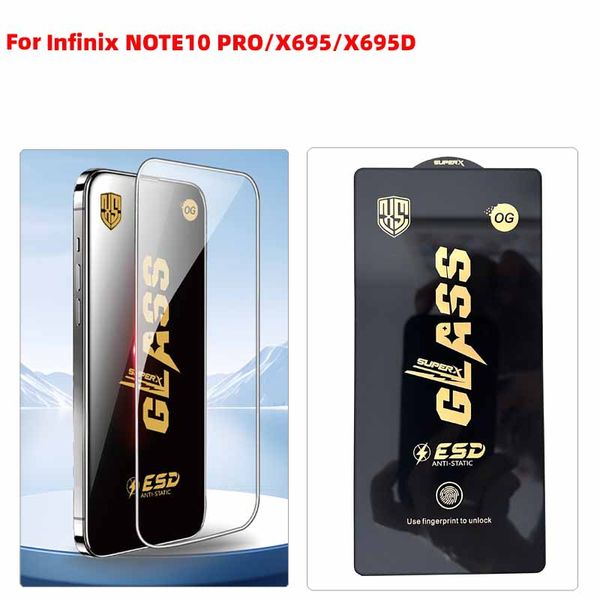 Tempered Glass HD for Infinix NOTE10 /X693/NOTE10 PRO NFC/X659C/NOTE10 PRO/X695/X695D 10pcs/lot