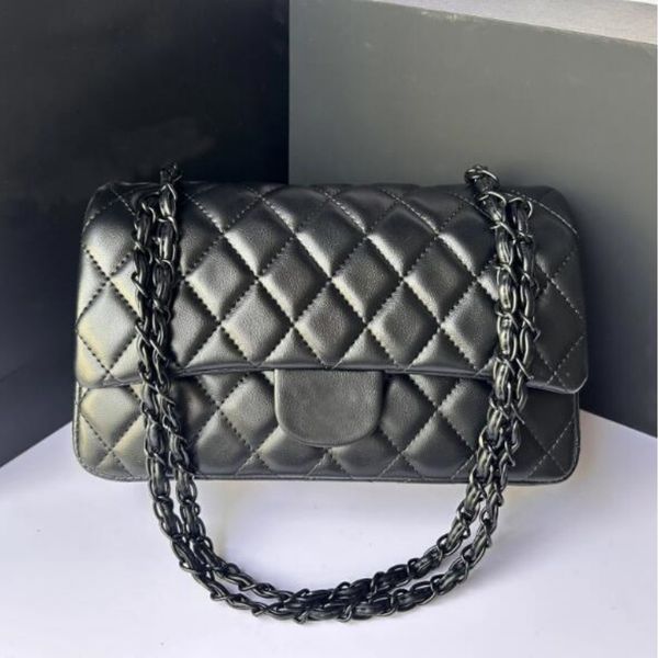 

Designer bag crossbody bags metal chain women handbags brown tote bag wallet saddle bag fashion, Pink silver chain