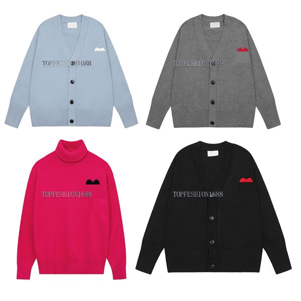 

Paris Designer Jumpers Mens Sweater Womens Cardigan Love Heart Knit Sweats Crewneck Long Sleeve Pull France Streetwear Cotton Jacquard Heart Clothes Size S-XL, Colour8
