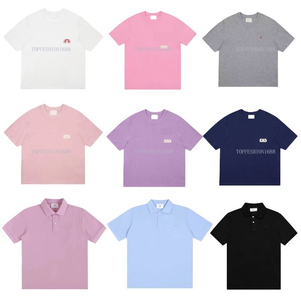 

mens tshirt designer t shirt For men short sleeved Men Polo Shirts Golf T Shirt Paris Small Heart Clothes summer embroidered solid color Cotton print loose eur size s-xl, Colour3