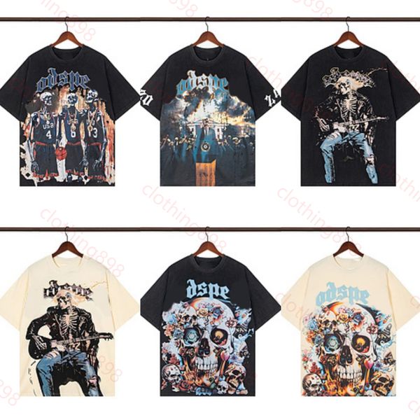 

godspeed shirt designer shirt woman mens designer t shirt vintage print summer high street short sleeves for men women cotton baggy fashion top t shirt Size -XL, Silver