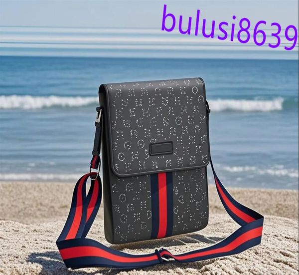 

Designer Bag Fashion Version Shoulder Bag Straddle Men's Bag Three Styles Work Outdoor Casual Wallet Back Zip Pocket Messenger Bag, 12*