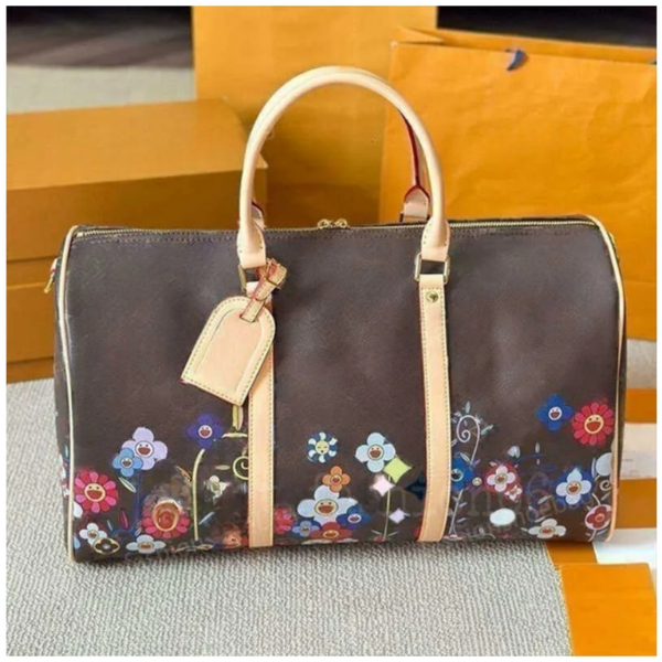 

Travel Designer Fashion Women Crossbody 45678218 Bags Men Shoulder Totes Outdoor Fitness Vacation Large Capacity Beach Bag Sunflower, Light brown