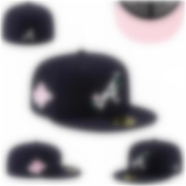 

2025 New Designer Fitted hats Flat ball all team Snapbacks hat Embroidery Adjustable football Fit Caps Sports size 7-73/4 Baseball cap T-5, Dark grey