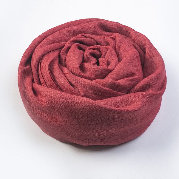 

Cotton and linen solid color women's summer sun protection medium and long scarf --819754