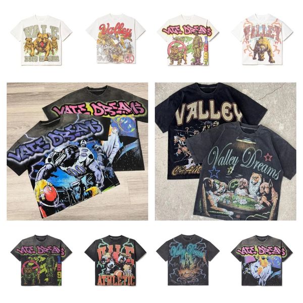 

Designer Mens T Shirts American Vintage Graphic Oversized Y2k Top Haruku Gothic Cotton Short Sleeve Shirt Men Clothing Size S-2XL, Lavender
