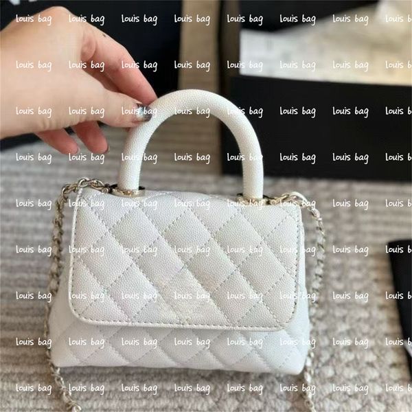 

2025 new desinger bag handbag diamond grid chain bag caviar cowhide small bag purse wallet, Black