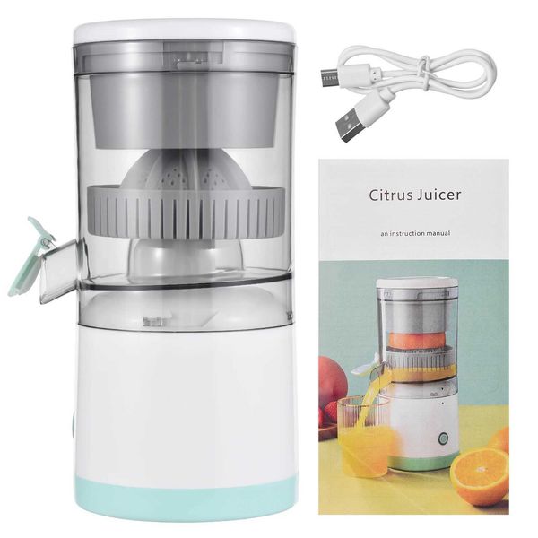 Electric citrus juicer with USB and cleaning brush portable charging Masticating orange juice machine lemon squeezerXJ250305