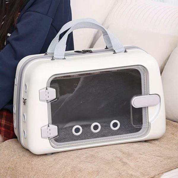 Boarding cat outdoor hand-held rabbit large capacity crossbody, single shoulder dog bag, pet spacecraft bag
