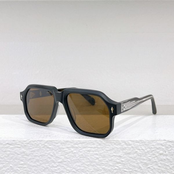 

CHALLENGERI Handmade Square Sunglasses for Men, Matte Texture Designer Eyewear with UV400 Protection, Vintage Classic Style