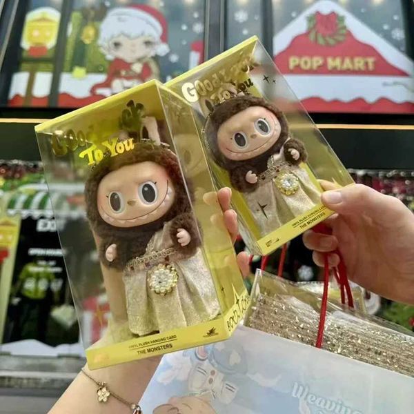 

Popmart Thailand Limited Labubu Good Luck To You Vinyl Blind Box Handbag Bag Pendant Key Chain DecorationT250305