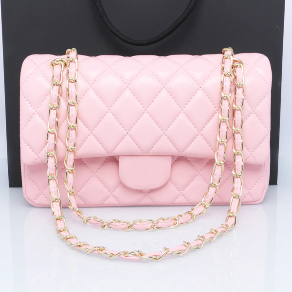 

Designer Shoulder Handbag genuine leather bags WOMEN luxurys crossbody bag Chain Bag Clutch Flap WOMAN purse key card Wallet Totes, Black silver chain