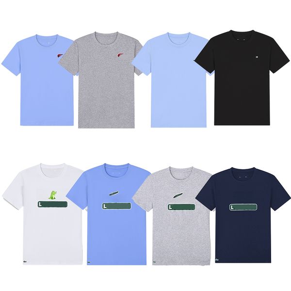 

Designer T-Shir Men T-Shirts France casual Polo men shirts Printing Clothing 100% cotton fashion business shirt collard mesh shirts lapel short sleeve breathable S-2XL, Red