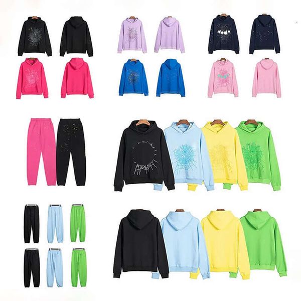

sp5ser hoodie designer mens young 5 tracksuits men and women hip hop hoodie high quality foam print graphic hooded pink sweatshirts y2k pullovers asian size -XL, Colour13