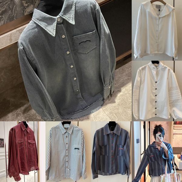 

Women Shirts Different Styles Free Size Denim Shirt Size SML Fashion Shirt With Dust Bag, Pink