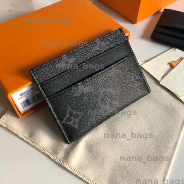 

Card Holder Women Wallet Designer Purses Designer Handbag Black Small Bag Genuine Leather Mini Branded Bags Brand Name Bags Luxury Wallets Designers Woman, Brown grid